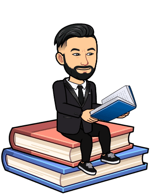 Bhardwaj Giridhar Bitmoji reading a Book