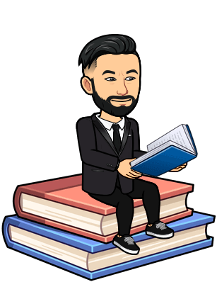 Bhardwaj Giridhar Bitmoji reading a Book